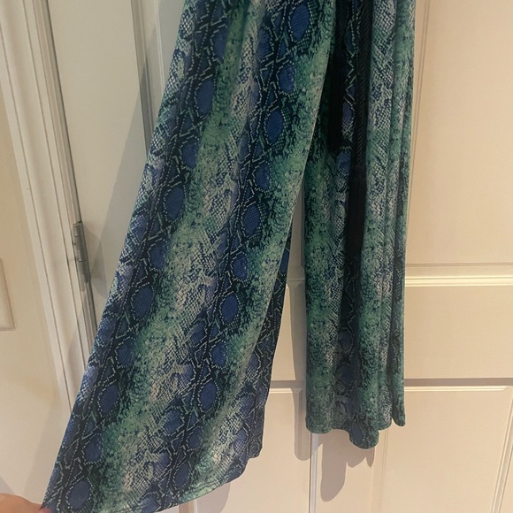 Ariella snakeskin print strapless jumpsuit - Picture 4 of 5